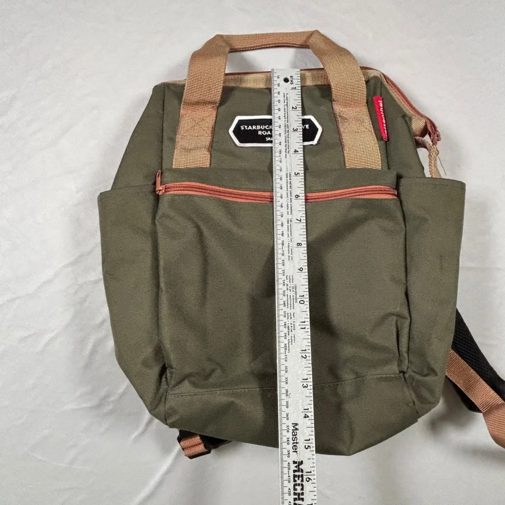 Starbucks Reserve Roastery Shanghai Reisenthel Backpack Olive Green Canvas Bag